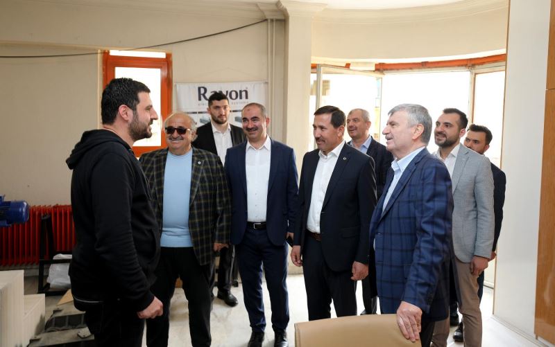 KILCA, AKYÜREK, ÖZER VE ÖZÇELİK BÜSAN SANAYİ ESNAFIYLA BULUŞTU