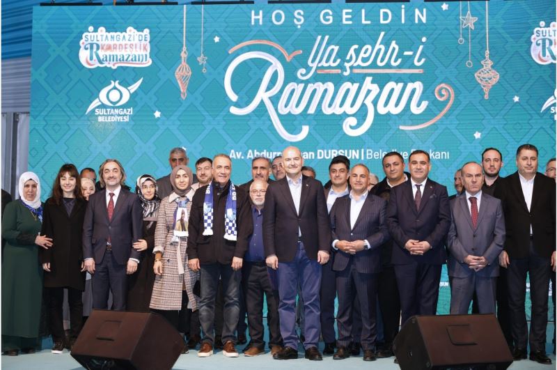 Bakan Soylu Sultangazi’de Sahur Programına Konuk Oldu