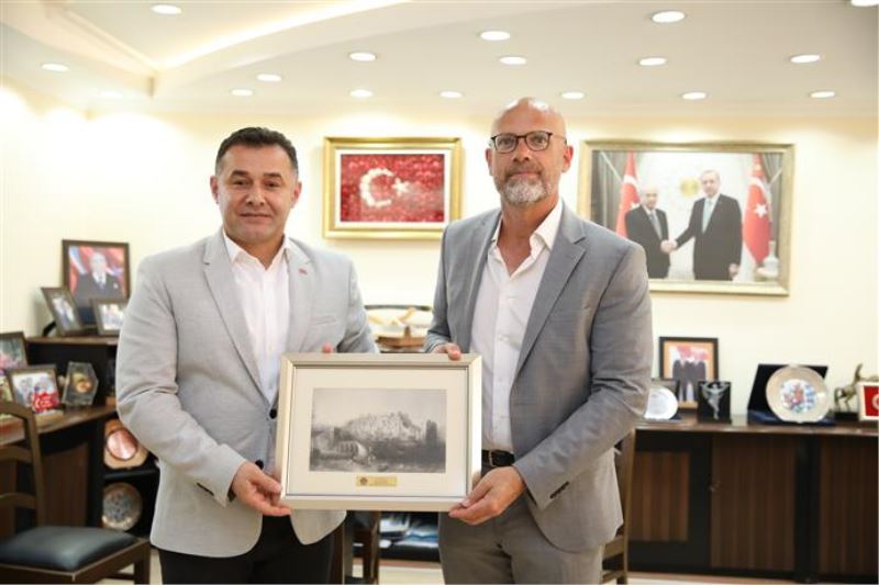 KONSOLOS TSCHERNER’DEN BAŞKAN YÜCEL’E ZİYARET