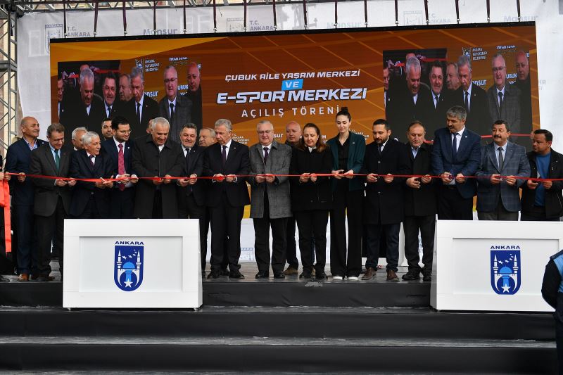 ÇUBUK’A 371 MİLYON LİRALIK YATIRIM: ANKARA BÜYÜKŞEHİR BELEDİYESİNDEN ÇUBUK’TA AÇILIŞ TÖRENİ