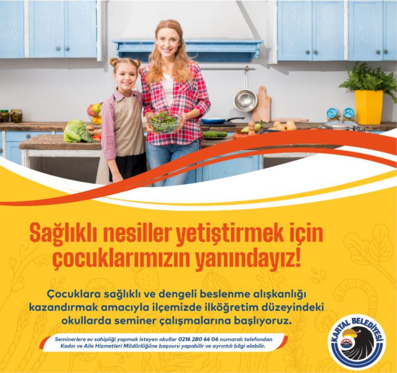 KARTAL BELEDİYESİ, SAĞLIKLI NESİLLER İÇİN OKULLARDA SEMİNER ÇALIŞMALARINA BAŞLIYOR