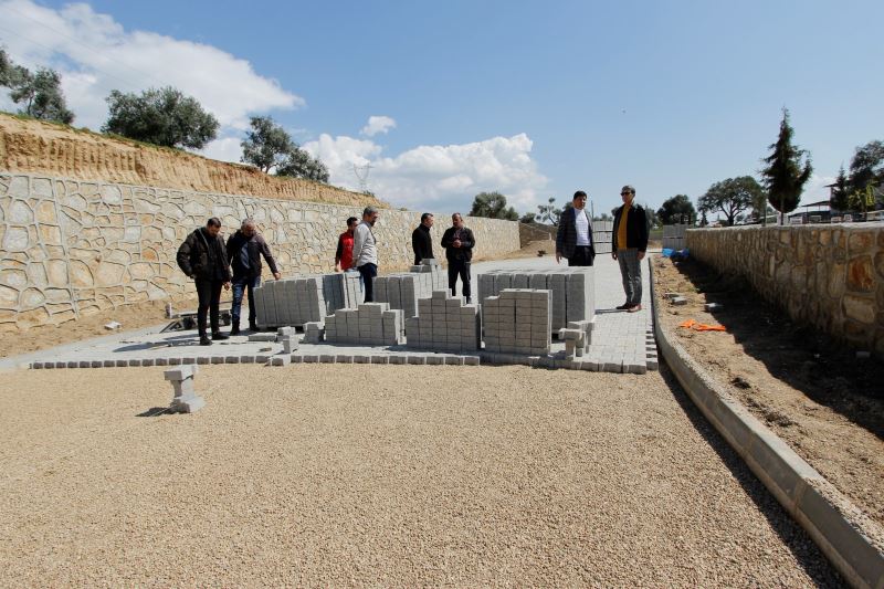 Nazilli Eğriboyun Mezarlığı tarihinin en büyük çalışmasına şahitlik ediyor