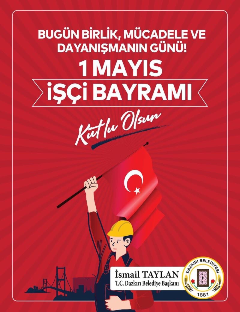 EMEK VE DAYANIŞMANIN GÜNÜ 1 MAYIS KUTLU OLSUN