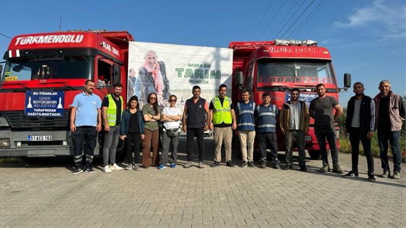 İzmir’den Osmaniye’ye 20 bin zeytin fidanı