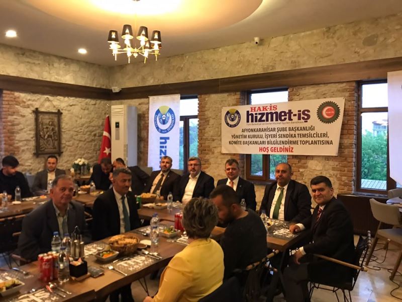 Belediye Başkanımız Serkan Koyuncu Hizmet İş Sendikası Toplantısına Katıldı