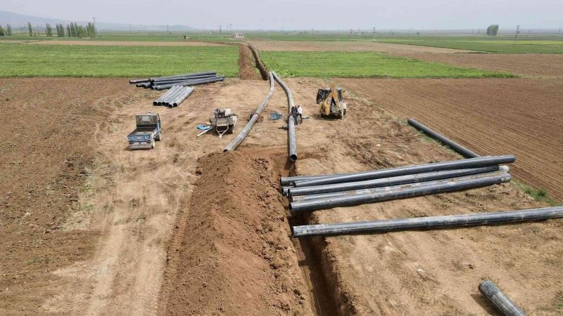Çobanlar Seyitler Sulaması 2. kısım yenileme inşaatında çalışmalarımız tüm hızıyla devam ediyor.