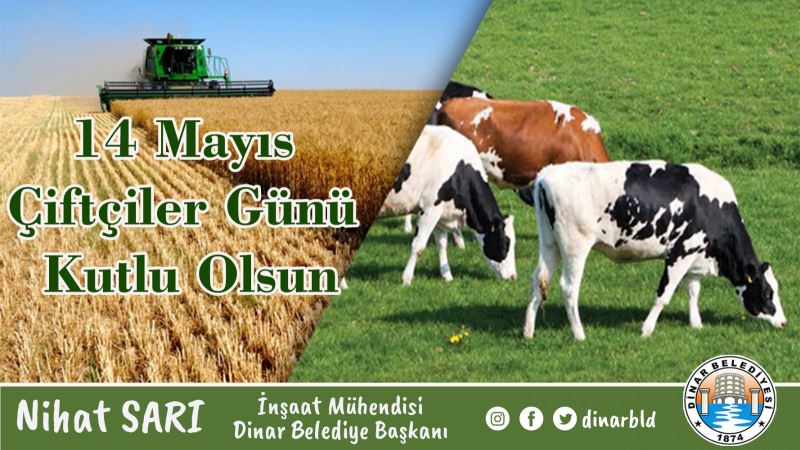 Belediye Başkanımız Nihat Sarı, çiftçilerimizin gününü kutladı