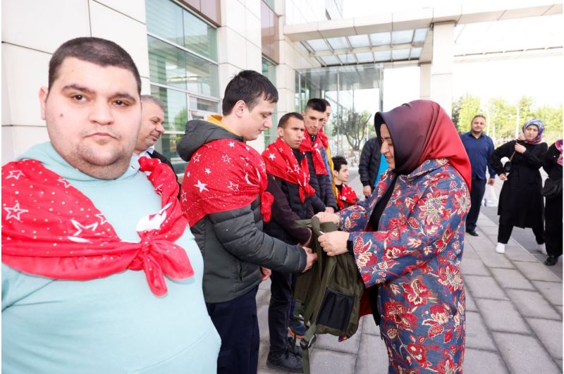 Temsili Vatani Görevlerini Yapacak Engelli Bireyler Birliklerine Uğurlandı