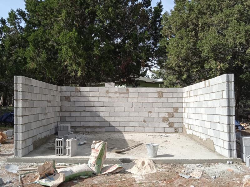 Salur Mahallemizin Mesire Alanında Aşevi Yapım Çalışmalarına Başladık.