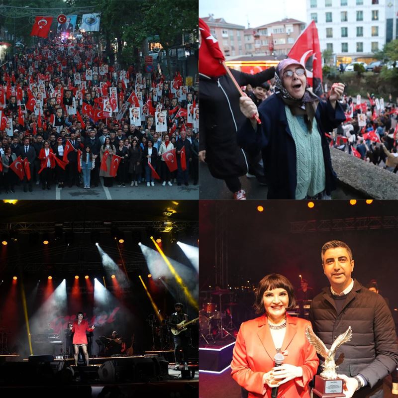 KARTALLILAR, GÖKSEL’İN ŞARKILARIYLA 19 MAYIS COŞKUSUNU YAŞADI