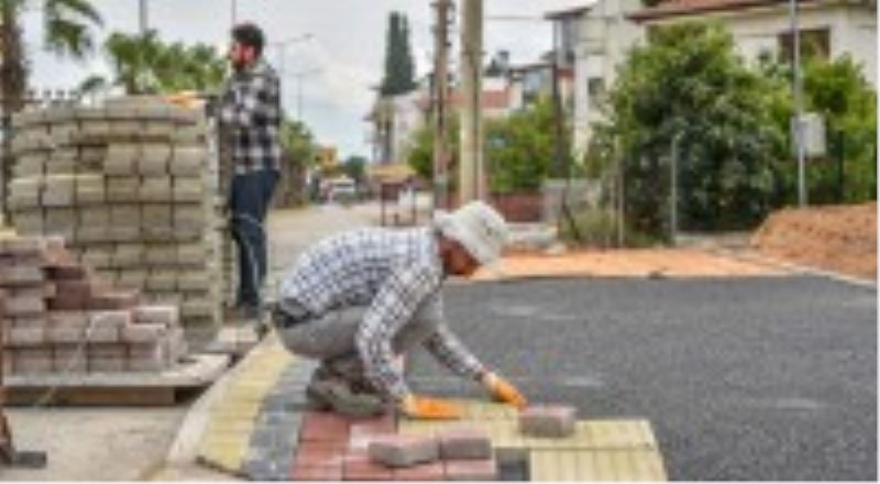 Varsak’a 10 bin m2 kaldırım