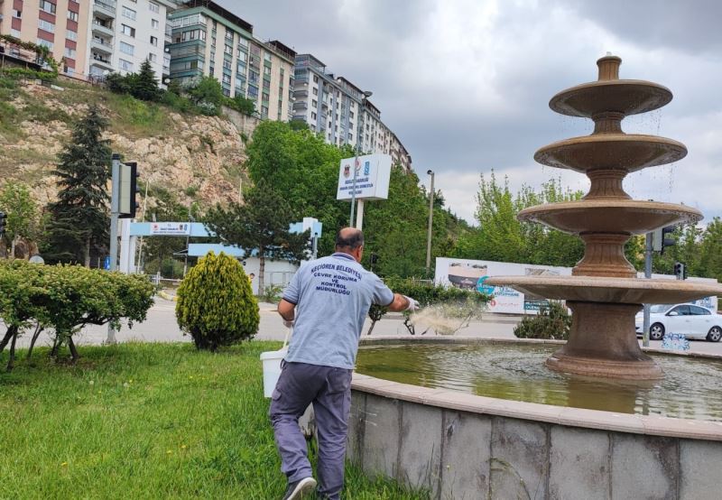 Larvasit uygulaması ve ilaçlama çalışması devam ediyor