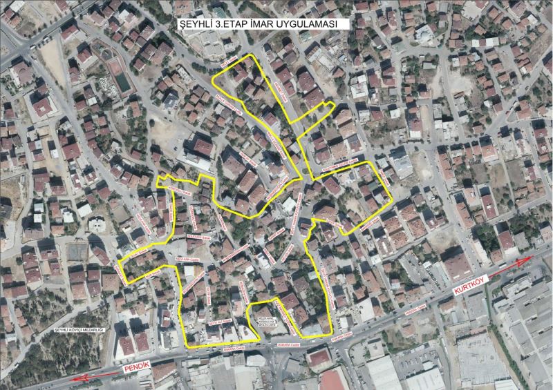 ŞEYHLİ 3.ETAP İMAR UYGULAMASI