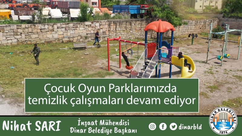Parklarımızda temizlik çalışmalarımız devam ediyor