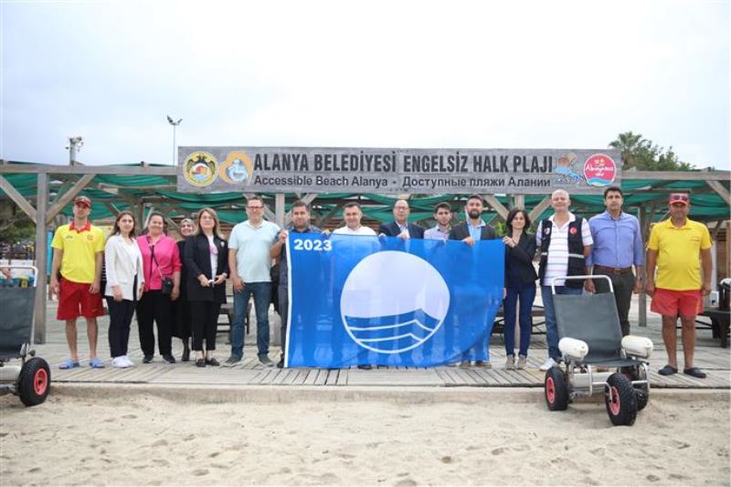 ALANYA 2023 YAZ SEZONU ÖNCESİ MAVİ BAYRAKLI İŞLETMELER DENETLENİYOR