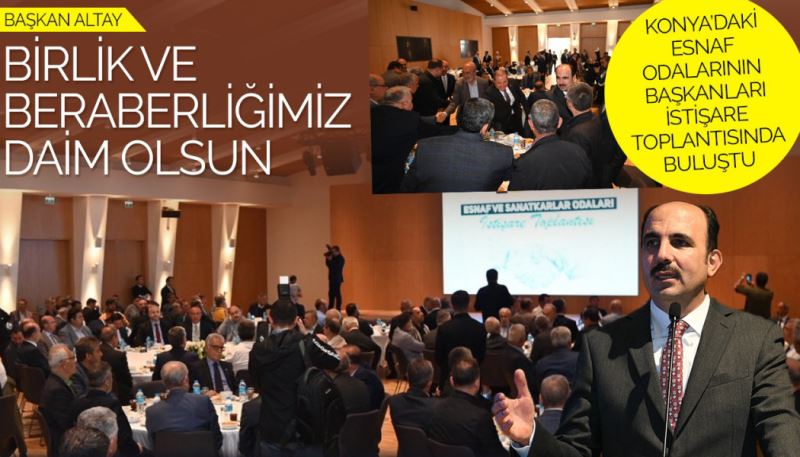 BAŞKAN ALTAY: “BİRLİK VE BERABERLİĞİMİZ DAİM OLSUN”