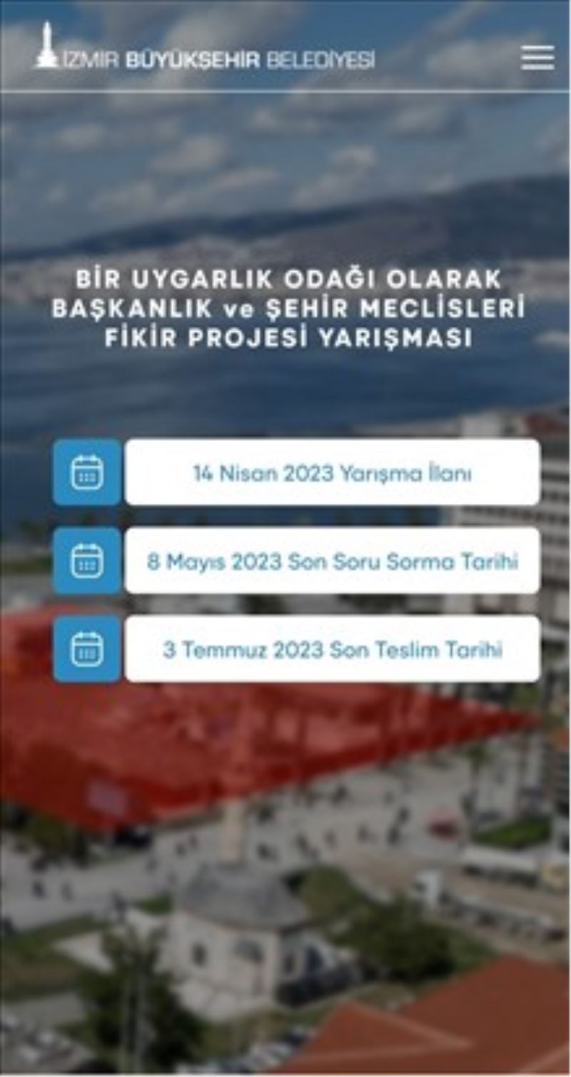 Anıt yapı yarışmasında son soru sorma tarihi 8 Mayıs