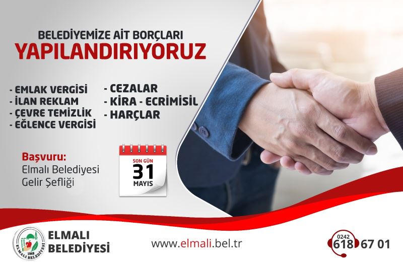 Belediyemize Olan Borçlarınızı Yapılandırıyoruz.