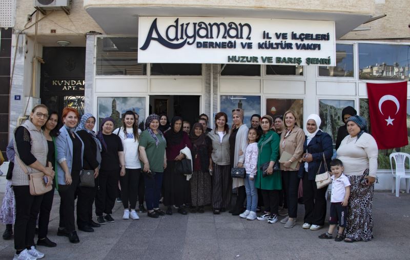 Mersinden Kadın Kooperatifi Başkanı Meral Seçer, Mersin’de Adıyamanlı Depremzede Kadınlarla Bir Araya Geldi