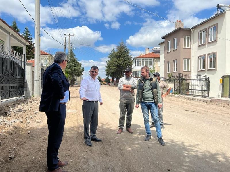 Belediye Başkanımız Serkan Koyuncu Sahada Yürütülen Çalışmaları İncelemeye Devam Ediyor