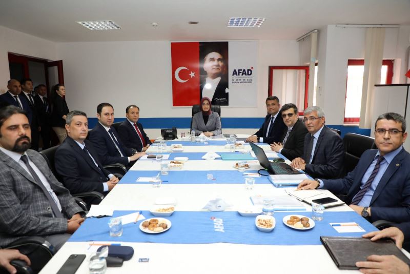 Valilikte İştişare Toplantısı Yapıldı