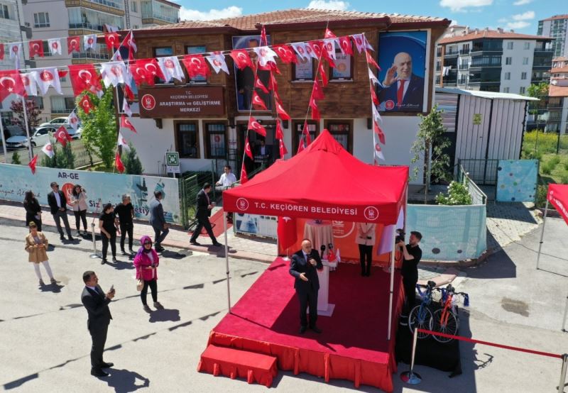 Keçiören’de sıvı sabun ve yüzey temizleyicisi üretim atölyesi hizmete açıldı