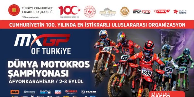 DÜNYA MOTOKROS ŞAMPİYONASI HEYECANI 6. KEZ AFYON´DA YAŞANACAK