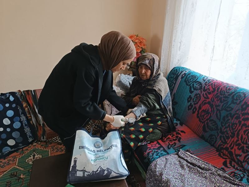 Emirdağ Belediyesi ‘Evde Sağlık’ Hizmetine Ara Vermeden Devam Ediyor