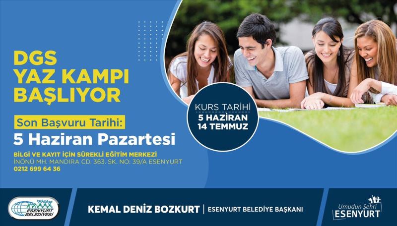 DGS YAZ KAMPI BAŞLIYOR