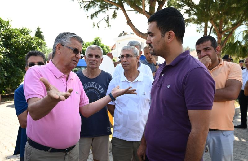 İzinsiz yapılan baz istasyonu çalışması Kemer Belediyesi tarafından durduruldu