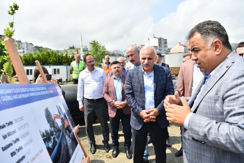 BAŞKAN ZORLUOĞLU TİSKİ YATIRIMLARINI DENETLEDİ