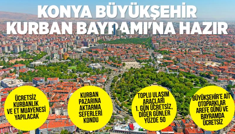 KONYA BÜYÜKŞEHİR KURBAN BAYRAMI