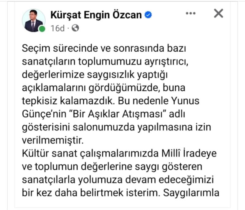 Başkan Özcan