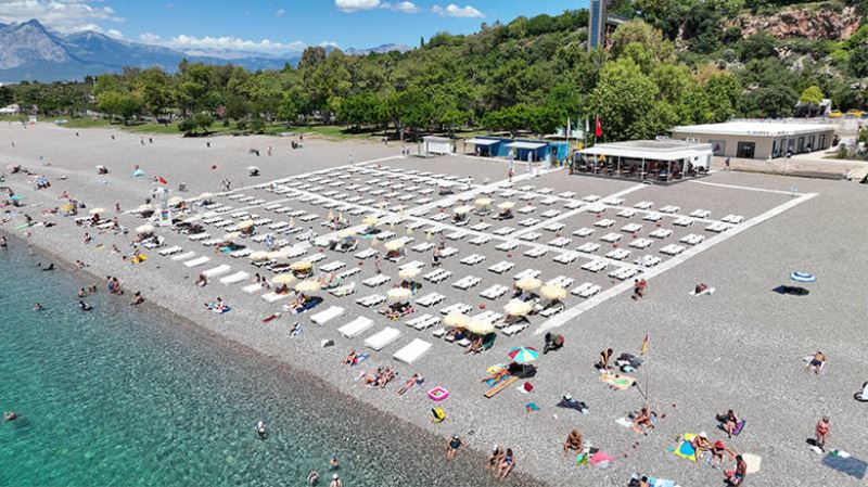 Büyükşehir’in Ekdağ plajları sezona hazır