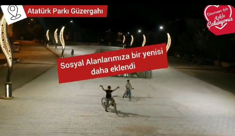 Belediye Başkanımız Nihat Sarı, ilçemize kazandırdığı sosyal alanlara bir yenisini daha ekledi