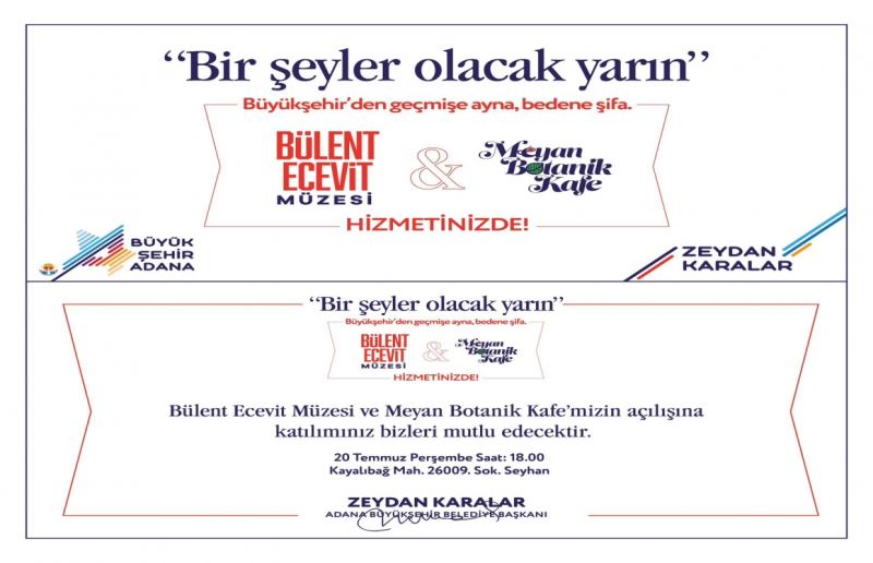 Büyükşehir’den Geçmişe Ayna, Bedene Şifa…Bülent Ecevit Müzesi ve Meyan Botanik Kafe Açılışı…