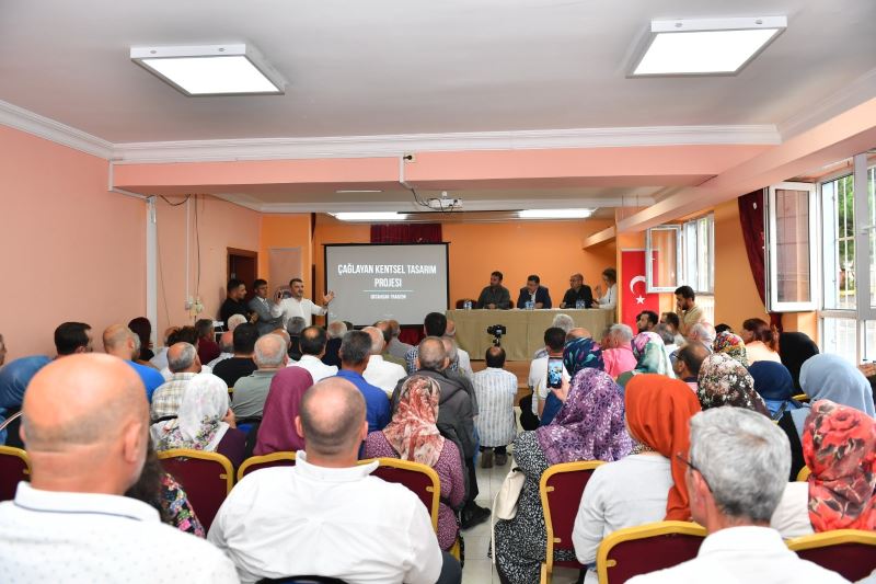 Çağlayan Kentsel Tasarım Projesi, mahalle sakinlerine tanıtıldı