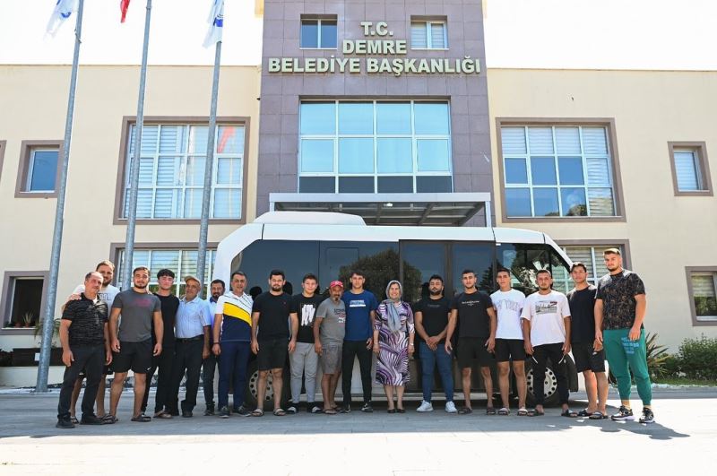 Demreli Güreşçilerimizi Yolcu Ettik