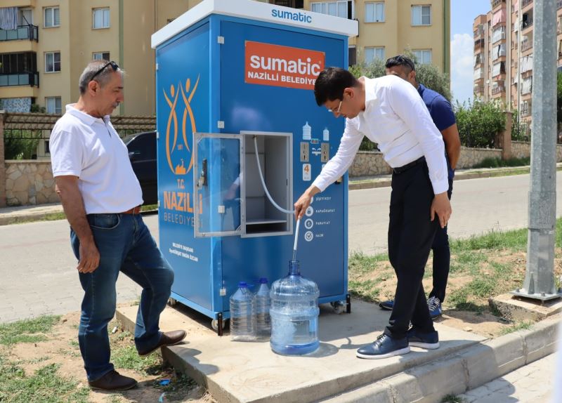 Pratik ve Ekonomik Su Temini Sağlayan 8. Su Otomatı Hizmete Girdi