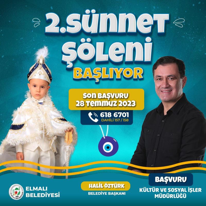Elmalı’da 2. Sünnet Şöleni Başlıyor !