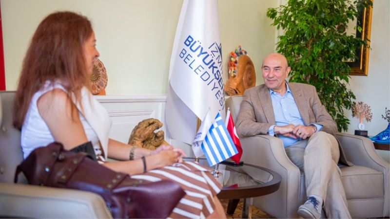 Yunanistan İzmir Başkonsolosu’ndan Soyer’e veda ziyareti