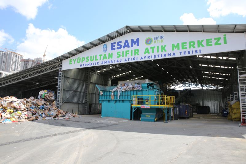 Avrupa Yakasının ilk Otomatik Ambalaj Atığı Ayrıştırma Tesisi Eyüpsultan’da