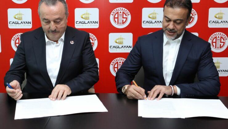 ANTALYASPOR’UN YENİ FORMA GÖĞÜS SPONSORU ‘ÇAĞLAYAN GRUP’