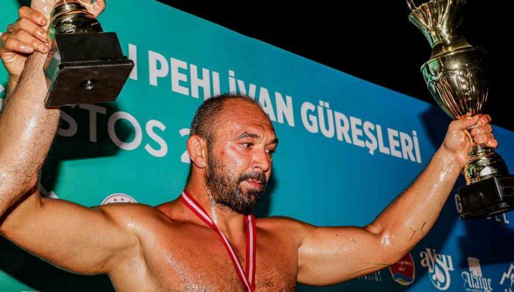 ALANYA GÖKBEL GÜREŞLERİNDE BAŞPEHLİVAN ALİ GÜRBÜZ OLDU