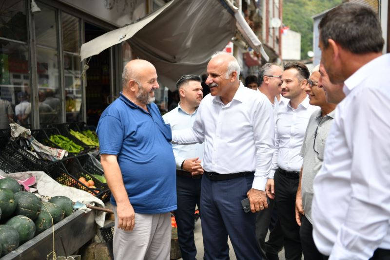 BAŞKAN ZORLUOĞLU İLÇE ZİYARETLERİNE DEVAM EDİYOR