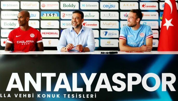 NALDO PEREİRA VE SANDER VAN DE STREEK ANTALYASPOR’DA