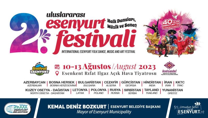 2. Uluslararası Esenyurt Halk Dansları Müzik ve Sanat Festivali