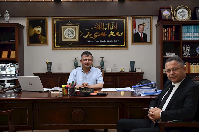Ziraat Bankası Müdüründen Belediye Başkanımız Serkan Koyuncu’ya Ziyaret