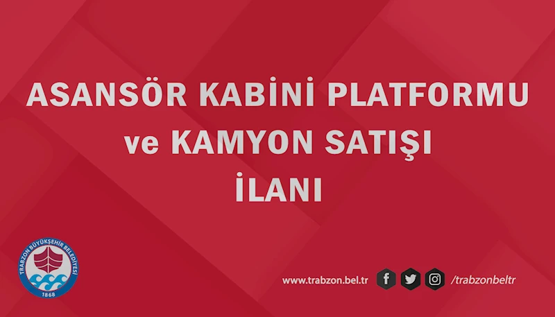 Asansör Kabini Platformu ve Kamyon Satış İlanı