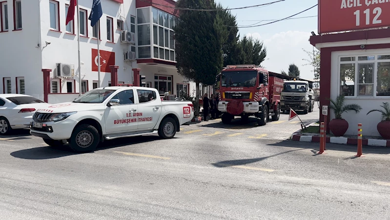 AYDIN BÜYÜKŞEHİR BELEDİYESİ İTFAİYESİ ÇANAKKALE YANGININA MÜDAHALE İÇİN YOLA ÇIKTI